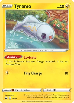 Tynamo Pokemon card from McDonald's Collection 2022, card number 10