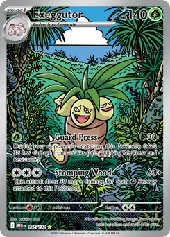 Exeggutor Pokemon card from Mega Evolution, card number 135