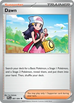 Dawn Pokemon card from Phantasmal Flames, card number 87