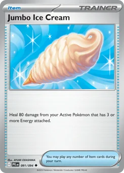 Jumbo Ice Cream Pokemon card from Phantasmal Flames, card number 91