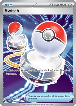 Switch Pokemon card from Phantasmal Flames, card number 123