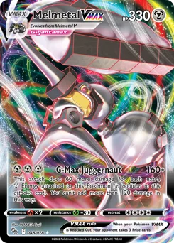 Melmetal VMAX Pokemon card from Pokémon GO, card number 48