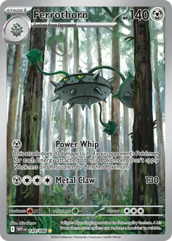 Ferrothorn Pokemon card from White Flare, card number 149