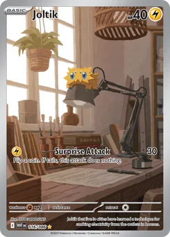 Joltik Pokemon card from White Flare, card number 116