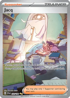 Jacq Pokemon card from Scarlet & Violet, card number 250