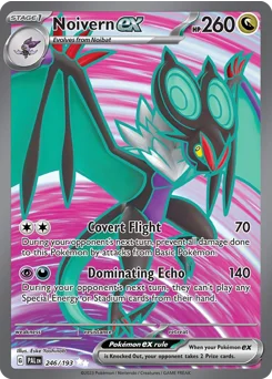 Noivern ex Pokemon card from Paldea Evolved, card number 246