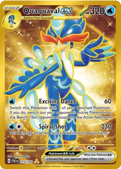 Quaquaval ex Pokemon card from Paldea Evolved, card number 273