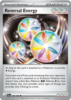 Reversal Energy Pokemon card from Paldea Evolved, card number 192
