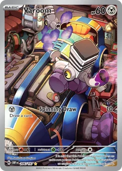 Varoom Pokemon card from Obsidian Flames, card number 206