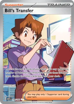 Bill's Transfer Pokemon card from 151, card number 194