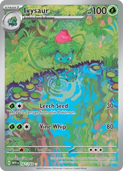 Ivysaur Pokemon card from 151, card number 167