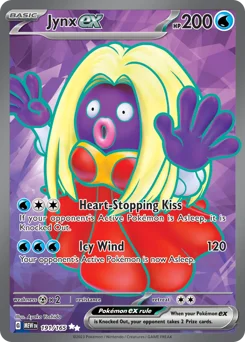 Jynx ex Pokemon card from 151, card number 191