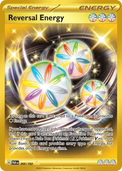 Reversal Energy Pokemon card from Paradox Rift, card number 266