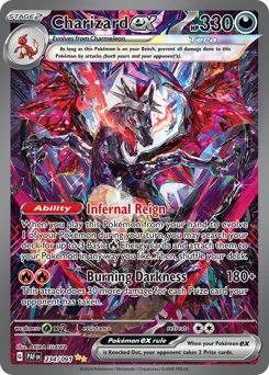 Charizard ex Pokemon card from Paldean Fates, card number 234