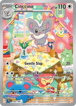 Cinccino Pokemon card from Temporal Forces, card number 183