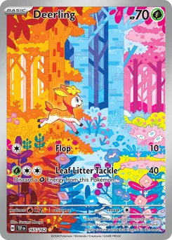 Deerling Pokemon card from Temporal Forces, card number 165