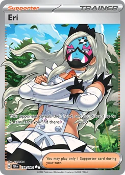 Eri Pokemon card from Temporal Forces, card number 199