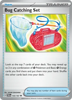 Bug Catching Set Pokemon card from Twilight Masquerade, card number 143