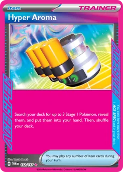 Hyper Aroma Pokemon card from Twilight Masquerade, card number 152