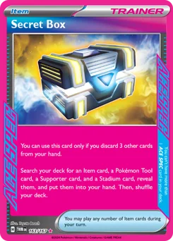 Secret Box Pokemon card from Twilight Masquerade, card number 163