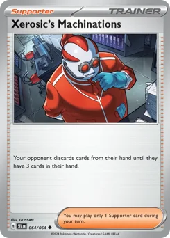 Xerosic's Machinations Pokemon card from Shrouded Fable, card number 64