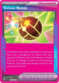 Deluxe Bomb Pokemon card from Stellar Crown, card number 134