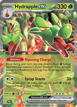 Hydrapple ex Pokemon card from Prismatic Evolutions, card number 11