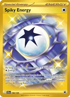 Spiky Energy Pokemon card from Journey Together, card number 190