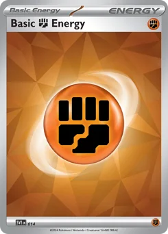 Basic Fighting Energy Pokemon card from Scarlet & Violet Energies, card number 14