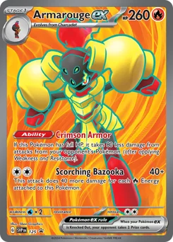 Armarouge ex Pokemon card from Scarlet & Violet Black Star Promos, card number 125