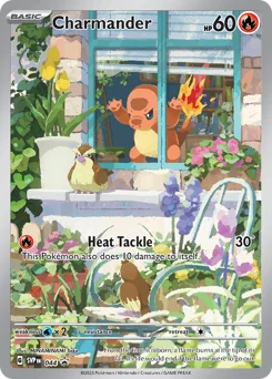 Charmander Pokemon card from Scarlet & Violet Black Star Promos, card number 44
