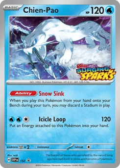 Chien-Pao Pokemon card from Scarlet & Violet Black Star Promos, card number 152
