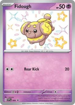 Fidough Pokemon card from Scarlet & Violet Black Star Promos, card number 69
