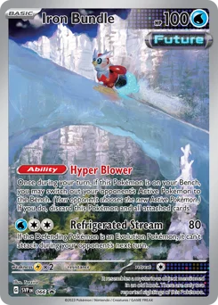 Iron Bundle Pokemon card from Scarlet & Violet Black Star Promos, card number 66