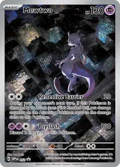 Mewtwo Pokemon card from Scarlet & Violet Black Star Promos, card number 52