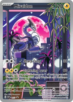 Miraidon Pokemon card from Scarlet & Violet Black Star Promos, card number 13