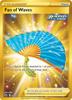 Fan of Waves Pokemon card from Chilling Reign, card number 226