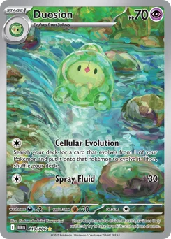 Duosion Pokemon card from Black Bolt, card number 119