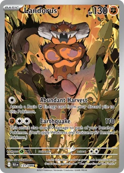 Landorus Pokemon card from Black Bolt, card number 131
