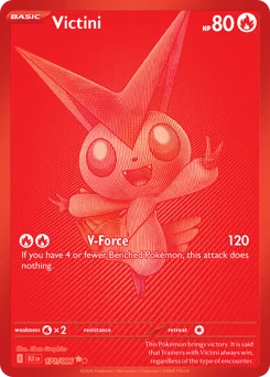 Victini Pokemon card from Black Bolt, card number 171